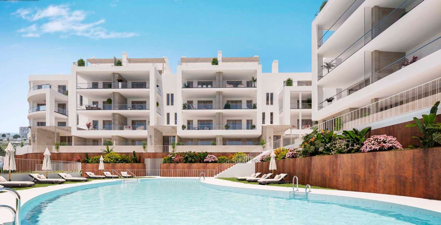 Ongelofelijk complex van nieuwe appartementen in Torrox Costa