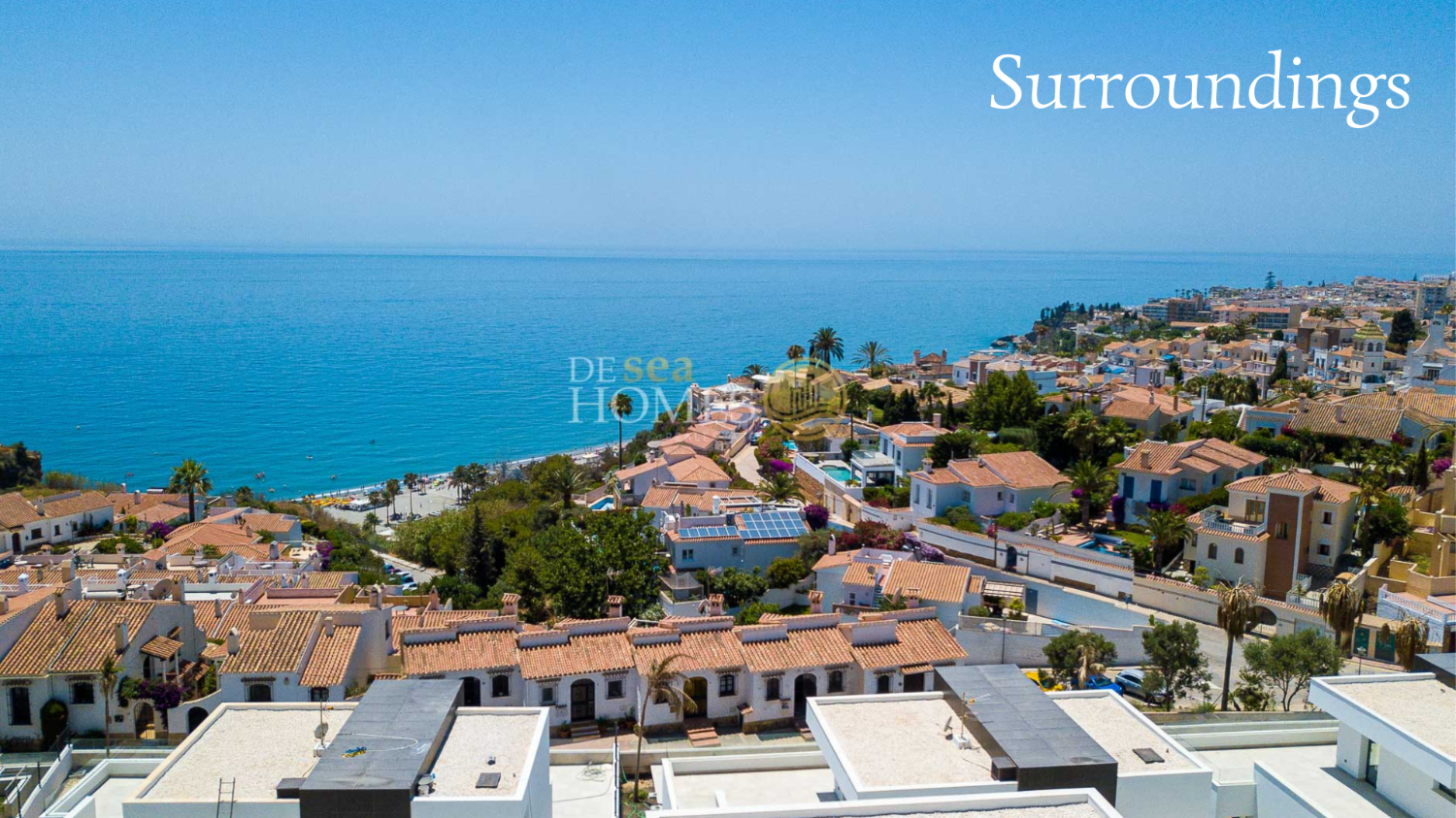 The most exclusive complex of villas for sale on Burriana beach in Nerja