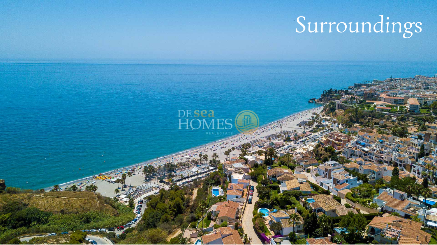 Le complexe de villas le plus exclusif à vendre sur la plage de Burriana à Nerja