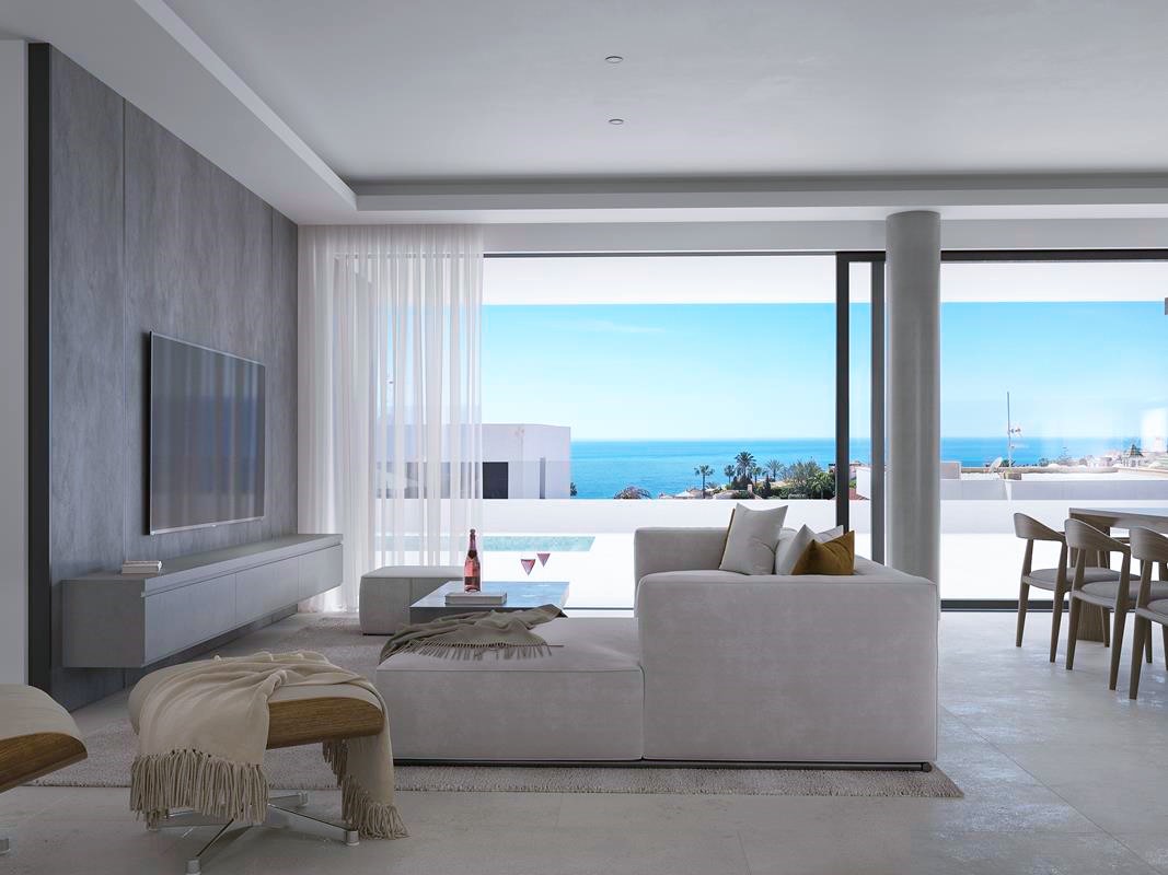 The most exclusive villa complex for sale in Burriana beach, Nerja