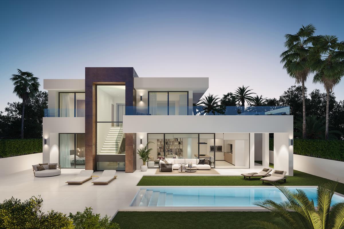 The most exclusive villa complex for sale in Burriana beach, Nerja