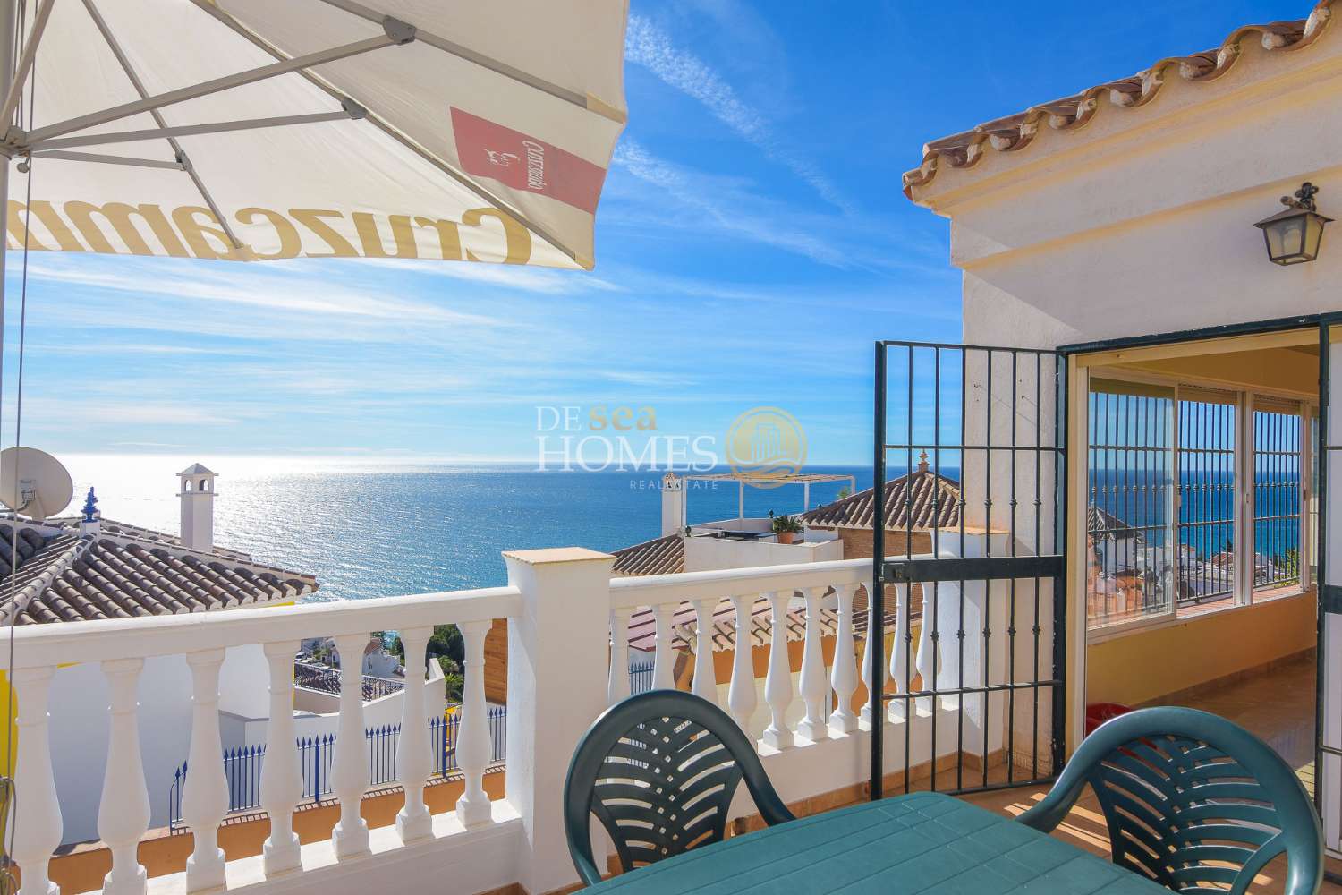 Casa independiente con increíbles vistas al mar en Punta Lara, Nerja