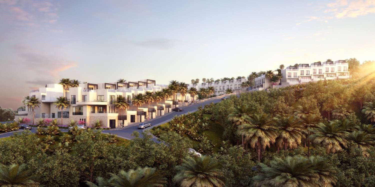 Lujosa promoción de casas adosados con las mejores vistas al mar de la costa del sol