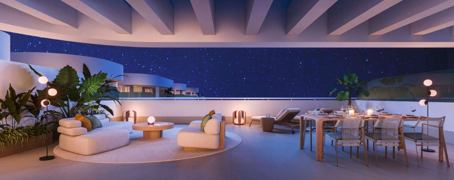 Nuevo proyectos de apartamentos a pocos pasos de la plata en Torrox Costa