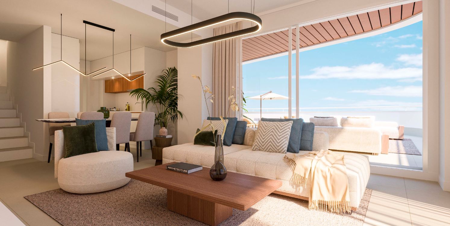 Nuevo proyectos de apartamentos a pocos pasos de la plata en Torrox Costa