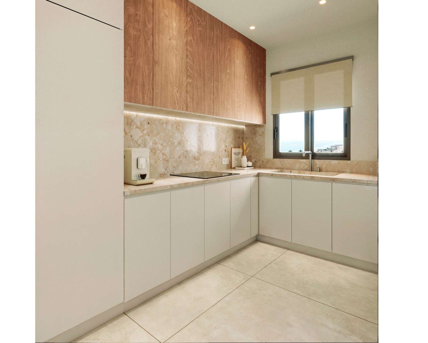 Nuevo complejo de apartamentos con vistas al mar en segunda linea de playa