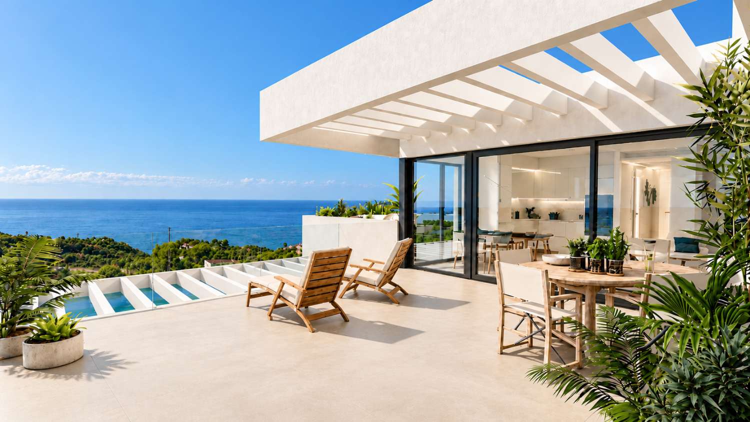 Nouveau programme immobilier d'appartements avec vue sur mer à Nerja