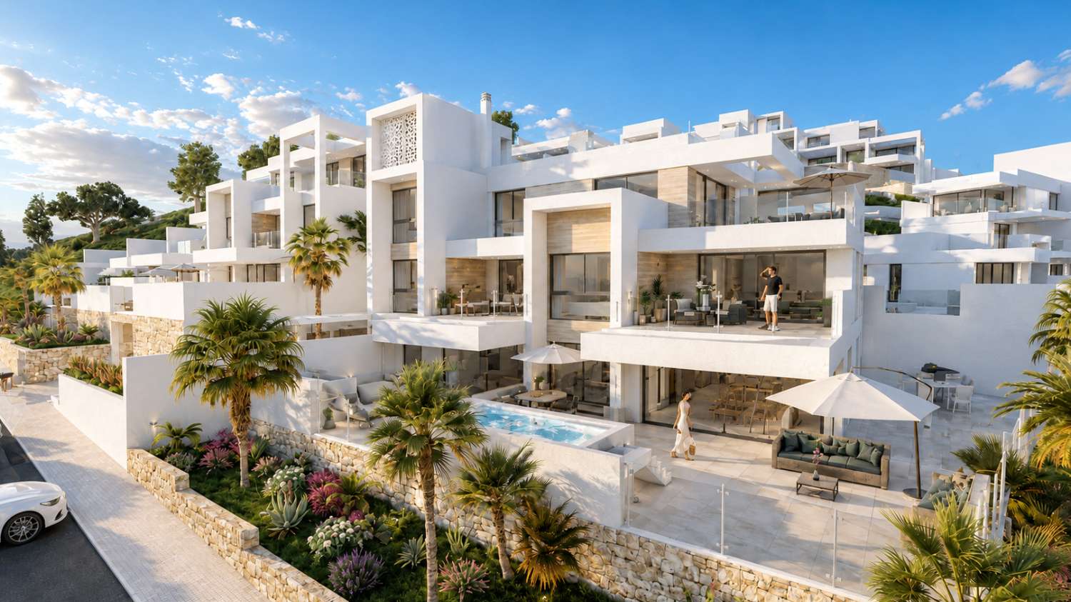 Nouveau programme immobilier d'appartements avec vue sur mer à Nerja