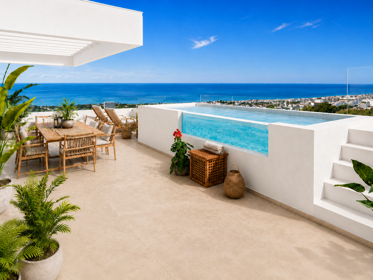Nouveau programme immobilier d'appartements avec vue sur mer à Nerja