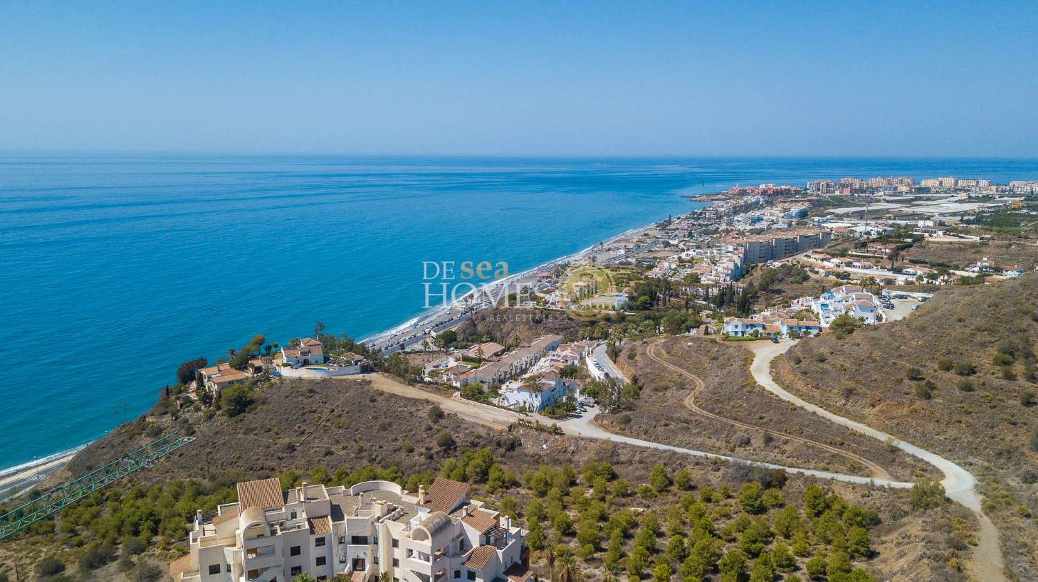 Penthouse med stor terrasse med utrolig havudsigt til salg på torrox kyst