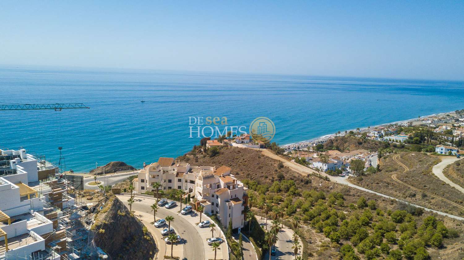 Penthouse med stor terrasse med utrolig havudsigt til salg på torrox kyst