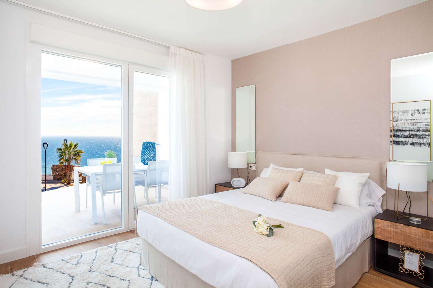 Unglaublicher Meerblick in einem idealen Resort an der Torrox Costa