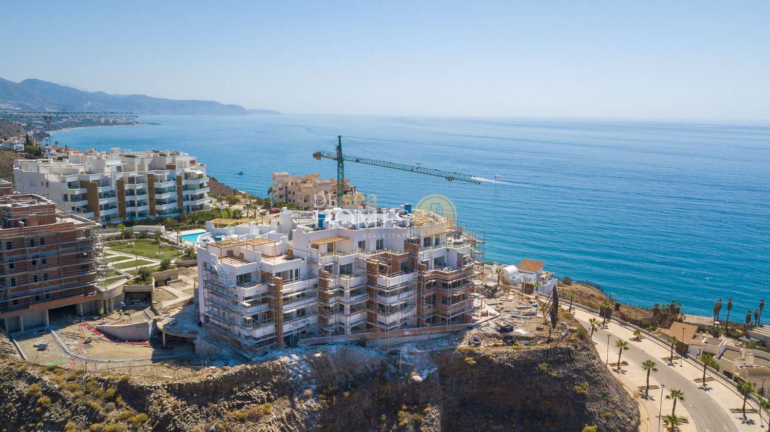 Vue incroyable sur la mer dans une station idéale sur Torrox Costa